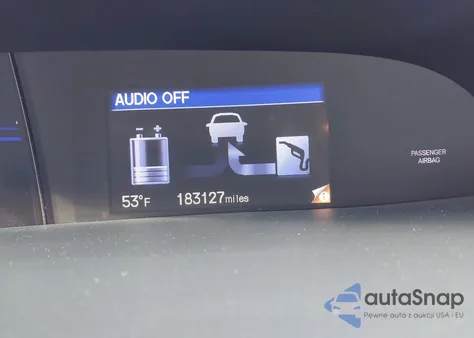 2012 Honda Civic Hybrid from USA, damaged, VIN JHMFB4F21CS000648